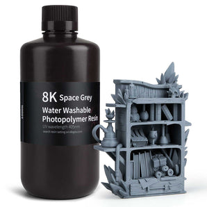 8K Water-Washable Resin Grey 12 kg