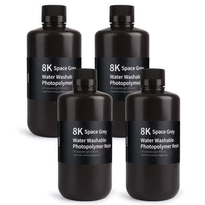 8K Water-Washable Resin Grey 4 kg